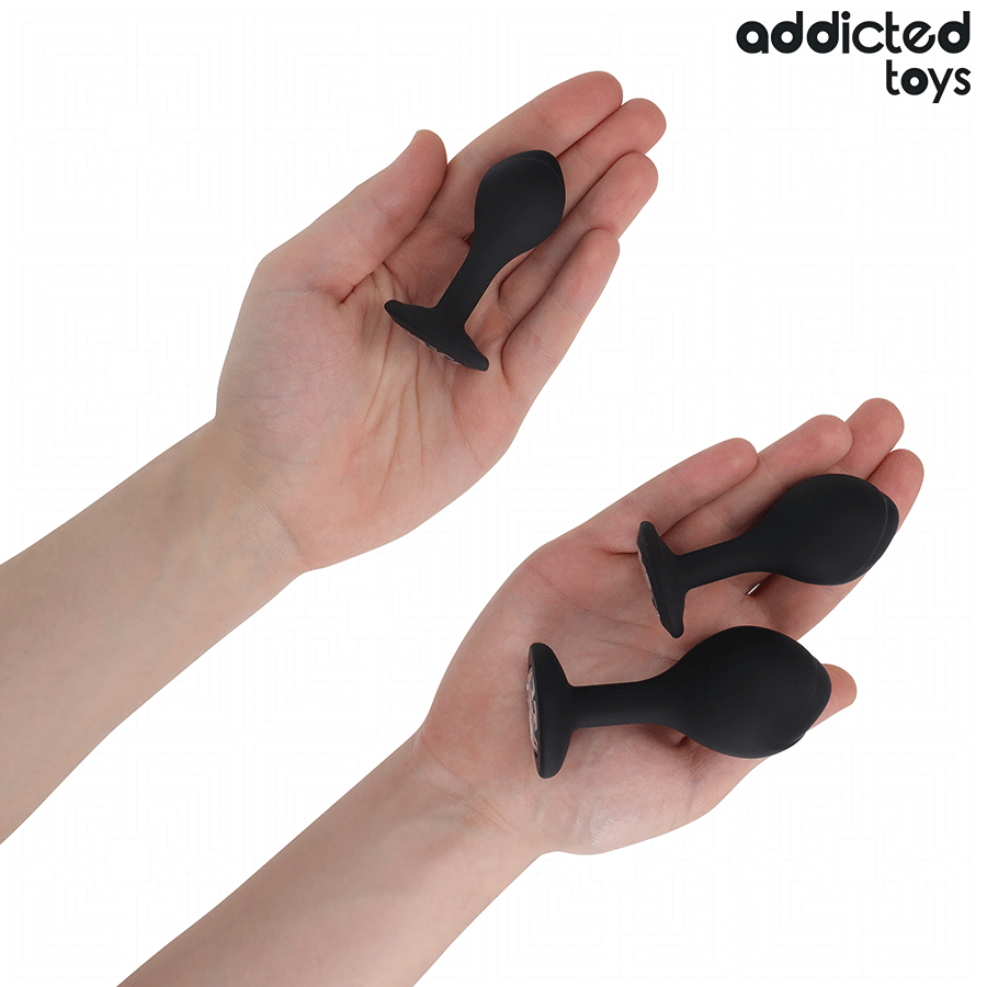 ADDICTED TOYS - SET DE 3 PLUG SILICONA ANAL CON JOYA - Imagen 6