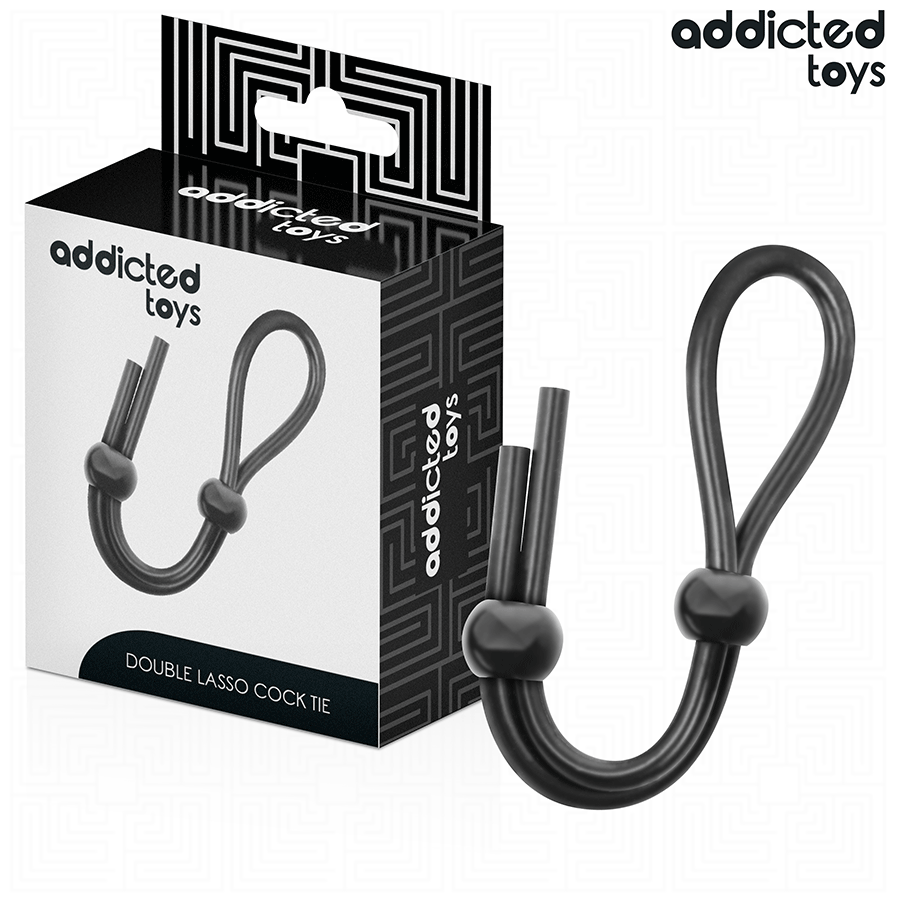 ADDICTED TOYS - CUERDA SILICONA PARA EL PENE DE LAZO DOBLE - Imagen 2