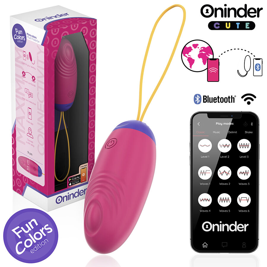 ONINDER CUTE - LOVE PLEASURE HUEVO VIBRO-WAVE TAPPING SILICONA - APP MUNDIAL GRATUITA - Imagen 4