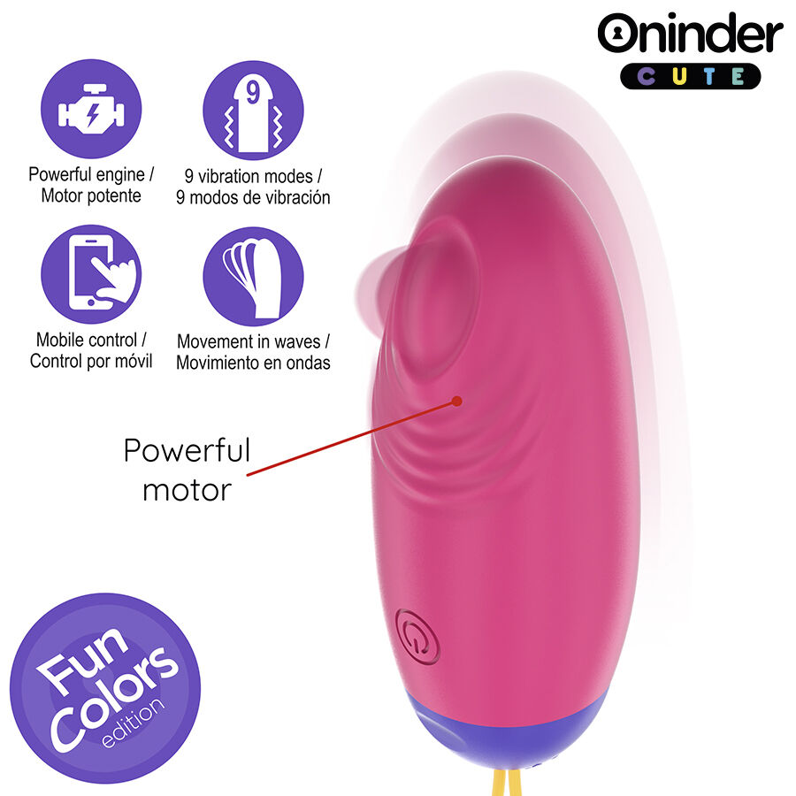 ONINDER CUTE - LOVE PLEASURE HUEVO VIBRO-WAVE TAPPING SILICONA - APP MUNDIAL GRATUITA - Imagen 7