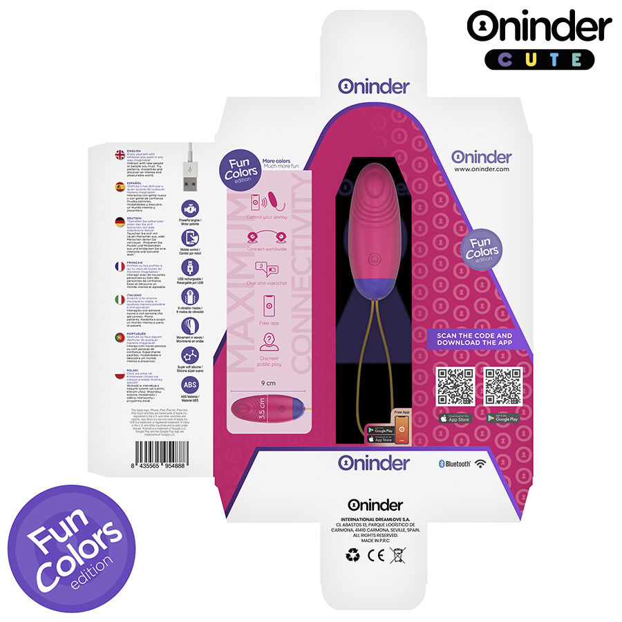 ONINDER CUTE - LOVE PLEASURE HUEVO VIBRO-WAVE TAPPING SILICONA - APP MUNDIAL GRATUITA - Imagen 9