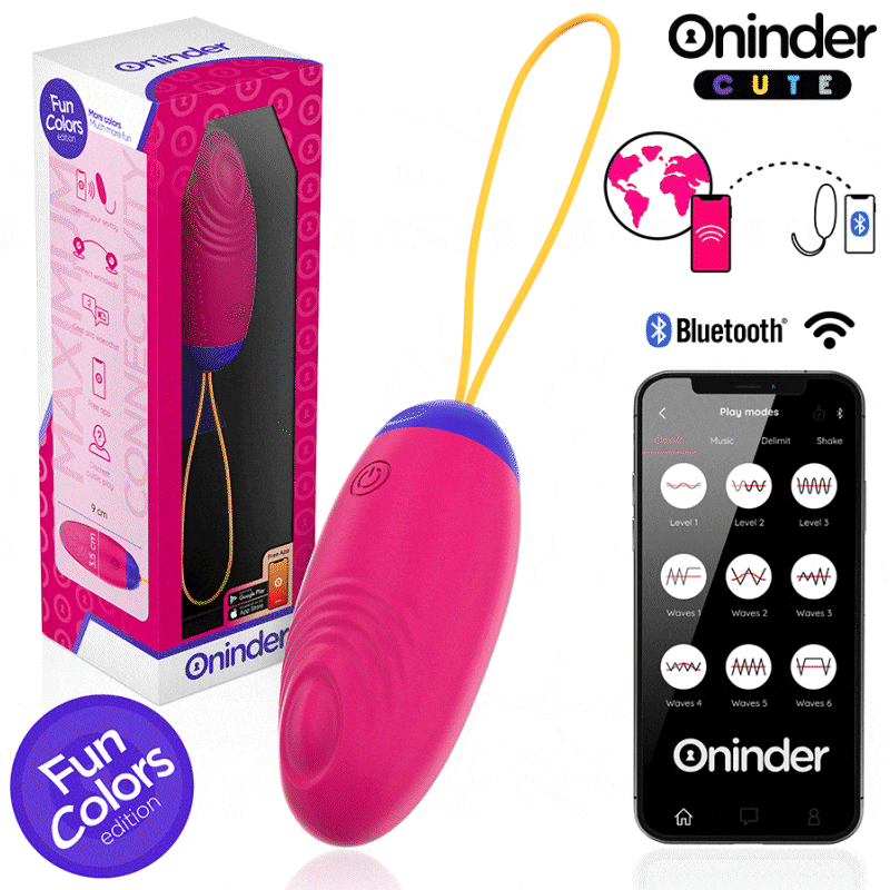 ONINDER CUTE - LOVE PLEASURE HUEVO VIBRO-WAVE TAPPING SILICONA - APP MUNDIAL GRATUITA - Imagen 3