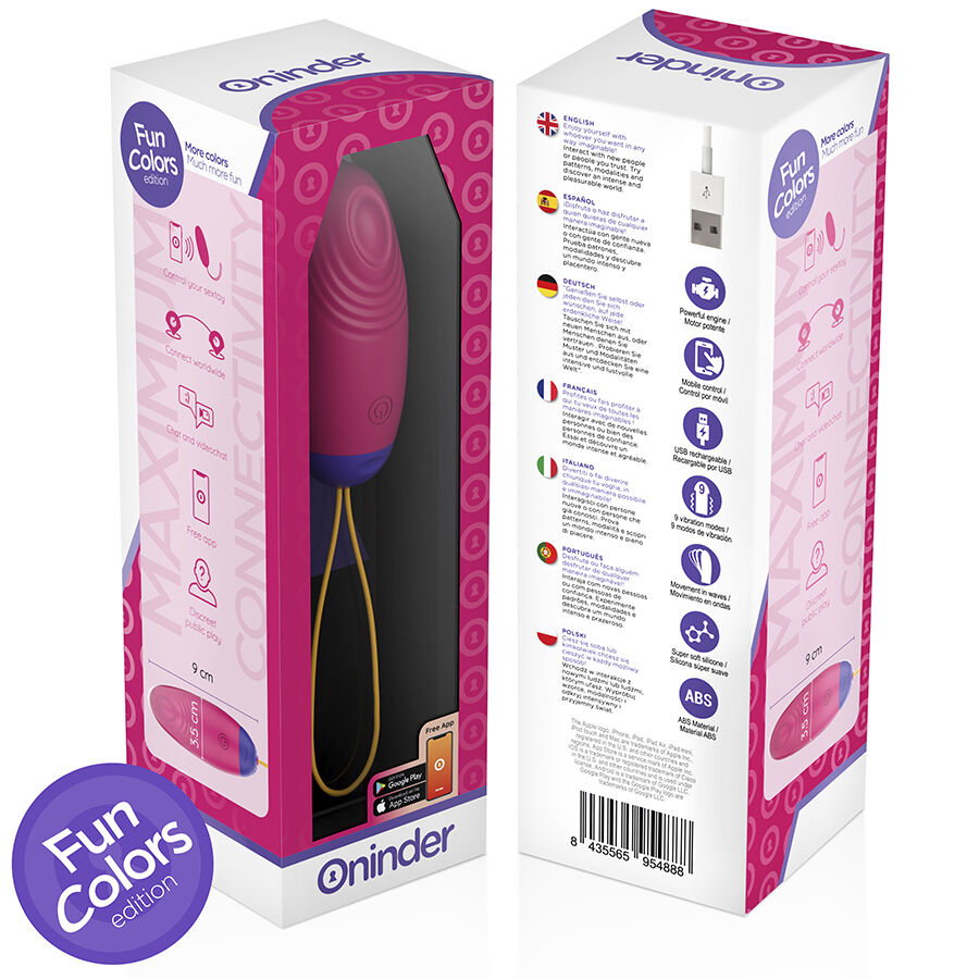 ONINDER CUTE - LOVE PLEASURE HUEVO VIBRO-WAVE TAPPING SILICONA - APP MUNDIAL GRATUITA - Imagen 2