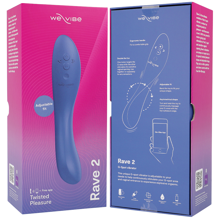 WE-VIBE - RAVE 2 VIBRADOR PUNTO G AZUL - Imagen 4