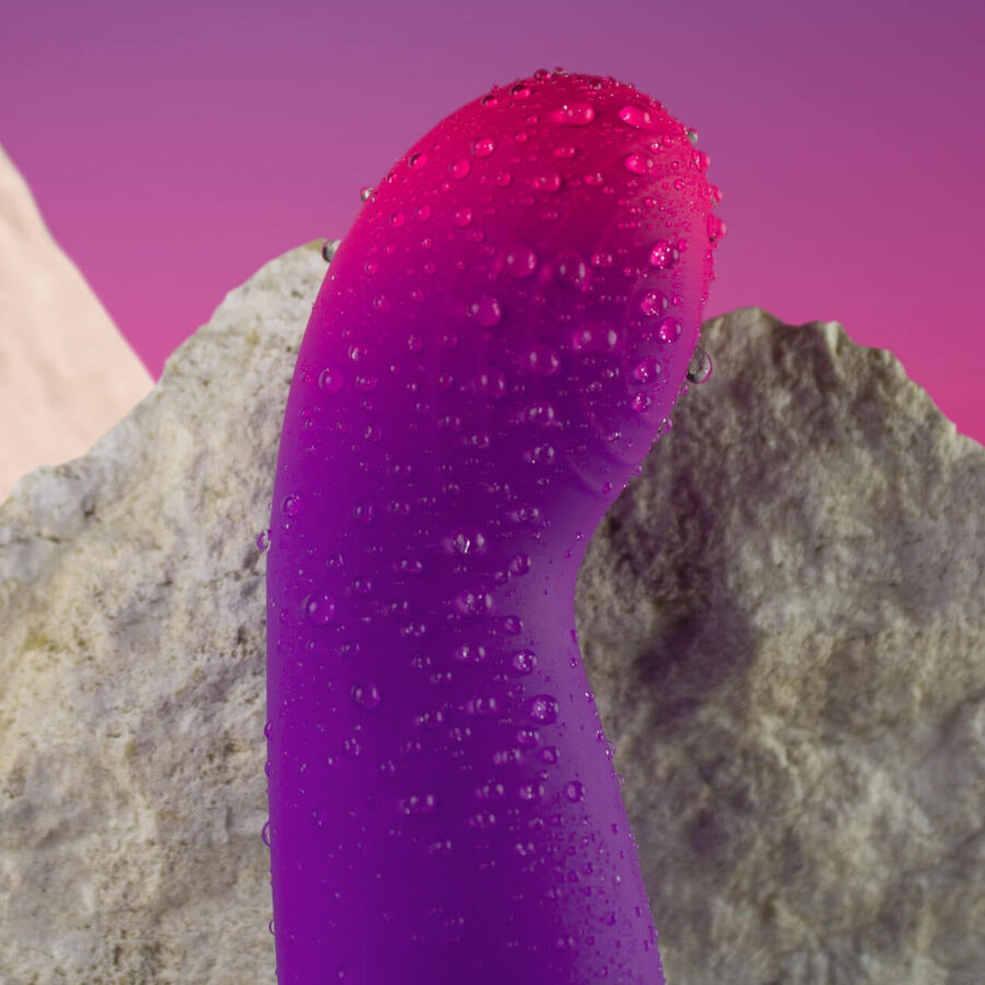 ROCKS- OFF - GLOW GIRL VIBE VIBRADOR G-SPOT DISCRETO MORADO - Imagen 5