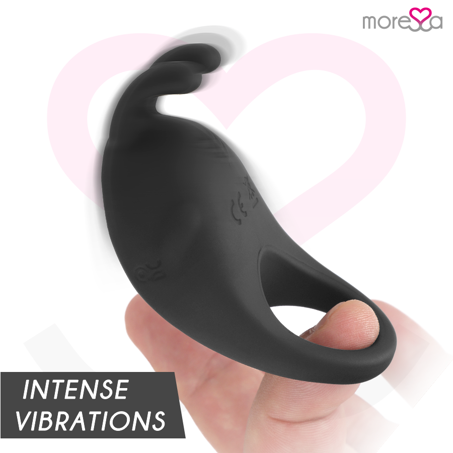 MORESSA - BRAD PREMIUM SILICONE RECARGABLE NEGRO - Imagen 3