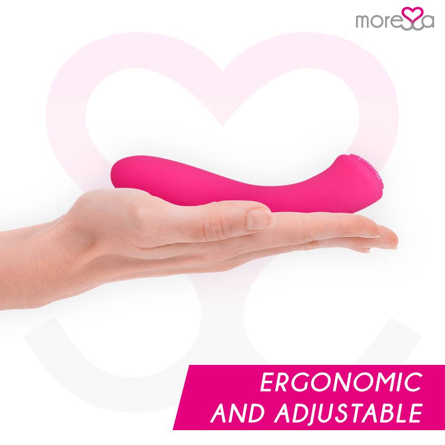 MORESSA - CELSO MASAJEADOR DUO PUNTO G Y SUERO PELVICO PREMIUM SILICONE RECARGABLE - Imagen 5