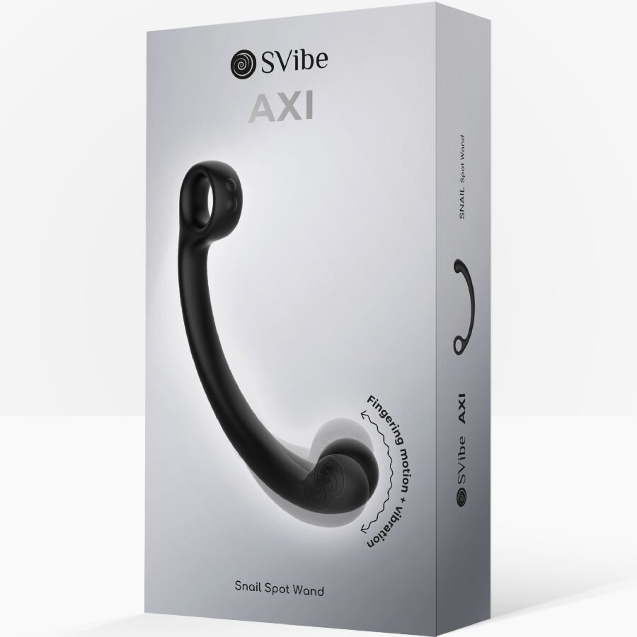 SNAIL VIBE - AXI VARITA DE MASAJE VIBRADORA NEGRO - Imagen 2