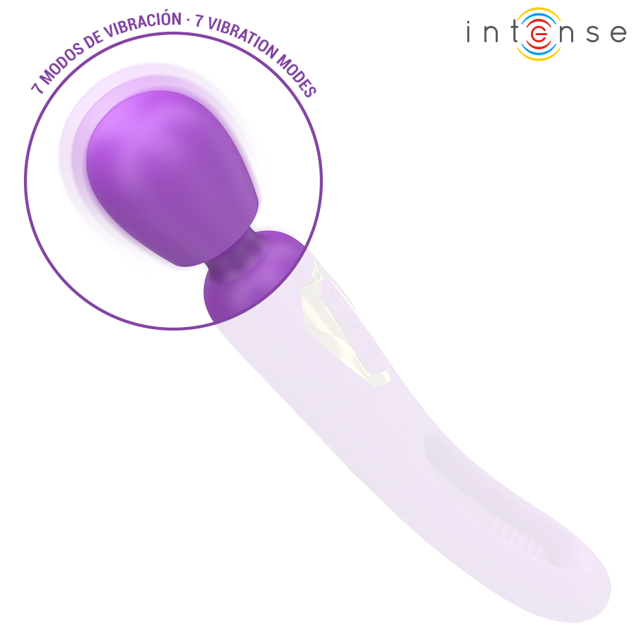 INTENSE - CHRISTY VIBRADOR WAND CON LENGUA GIRATORIA - Imagen 5