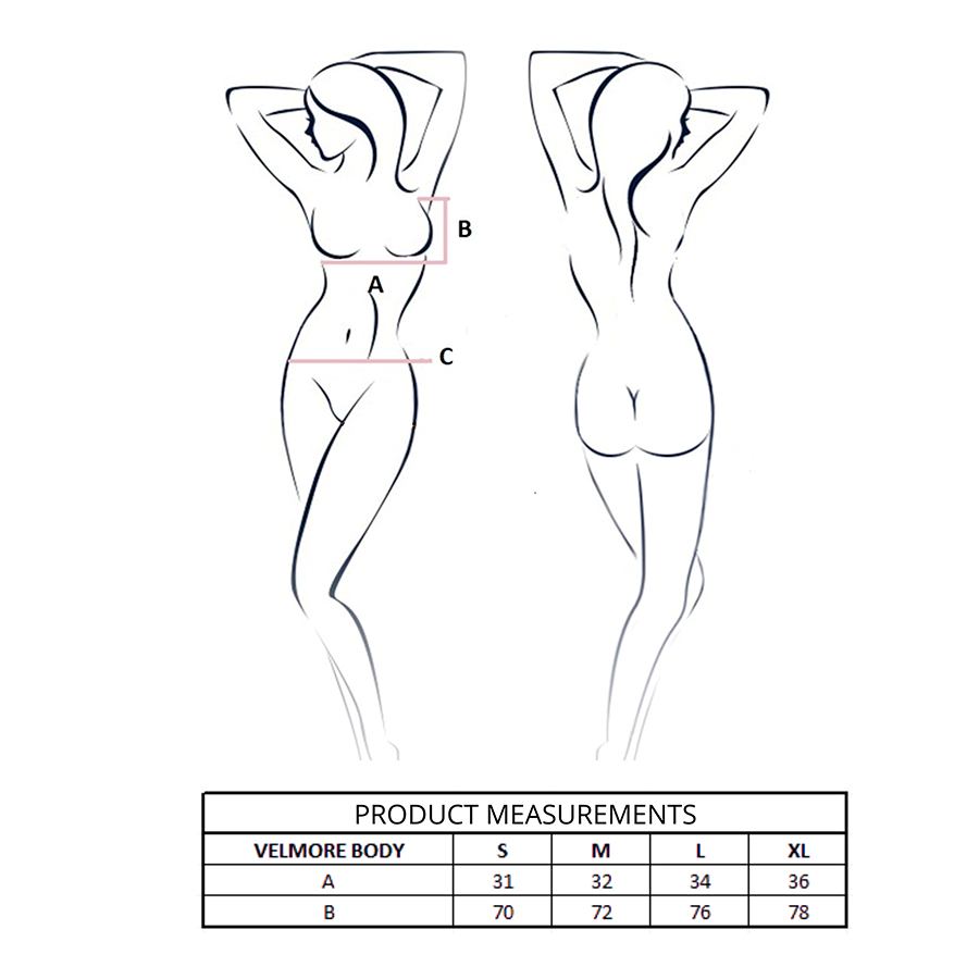 PASSION - VELMORE BODY AZUL L/XL - Imagen 2