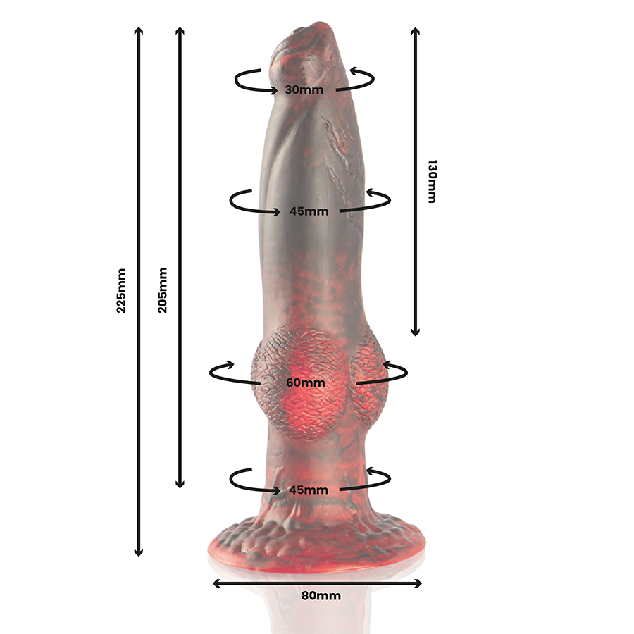 EPIC - PROMETHEUS DILDO TITAN EN LLAMAS RECARGABLE CONTROL REMOTO - Imagen 2