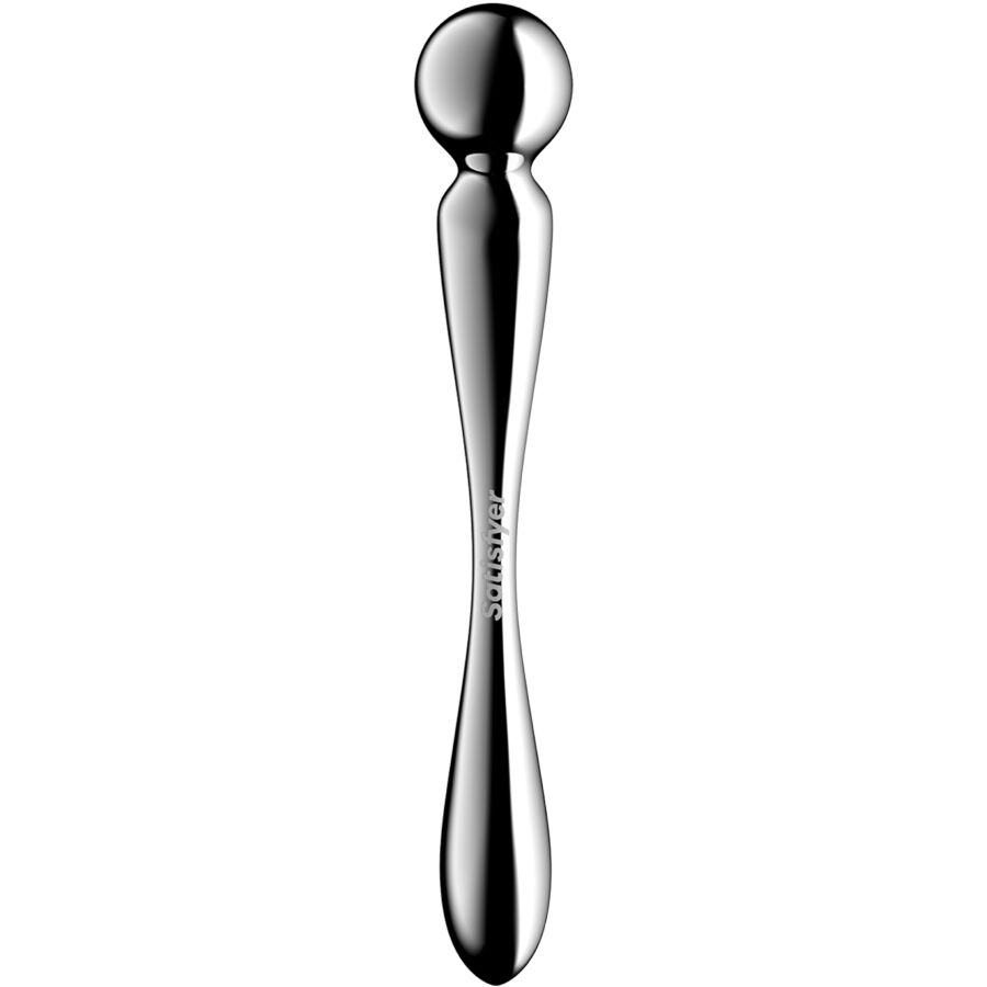 SATISFYER - STAR FORCE 2 DILDO ACERO INOXIDABLE DOBLE USO - Imagen 4
