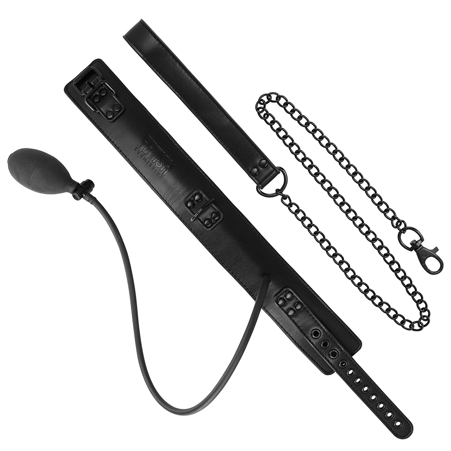 FETISH SUBMISSIVE BONDAGE - COLLAR BONDAGE INFLABLE CON TIRADOR - Imagen 7