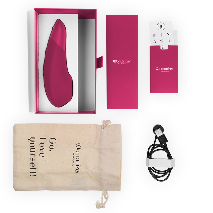 WOMANIZER - ENHANCE ESTIMULADOR DE CLITORÍS ROSA VIBRANTE - Imagen 6