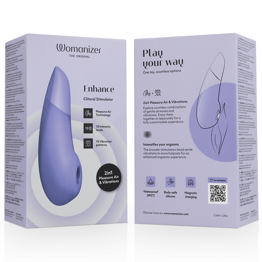 WOMANIZER - ENHANCE ESTIMULADOR DE CLITORÍS LILA - Imagen 5