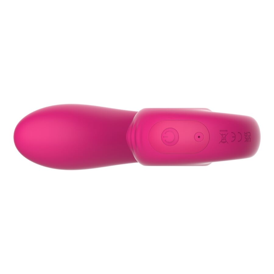 SNAIL VIBE - GIZI LITE VIBRADOR DUAL PUNTO G Y CLÍTORIS ROSA - Imagen 2