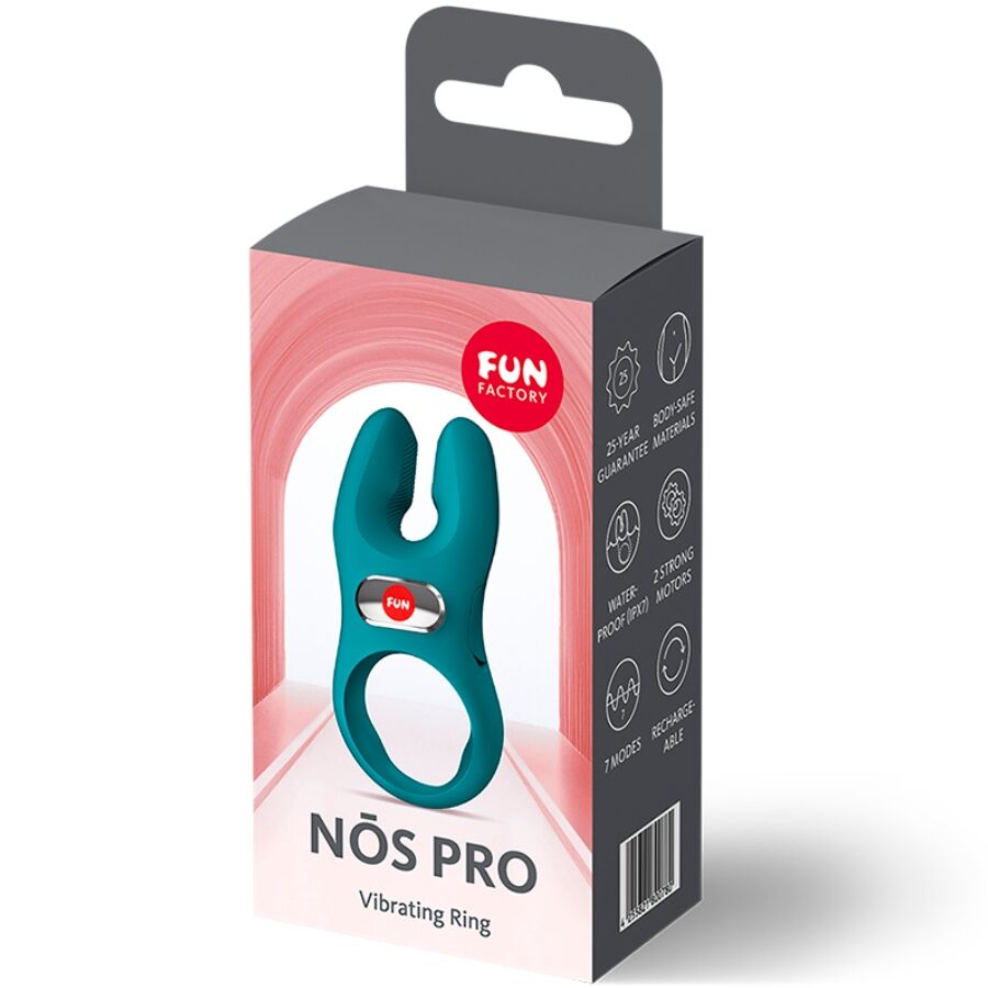 FUN FACTORY - NOS PRO ANILLO VIBRADOR PENE VERDE BOTELLA - Imagen 6