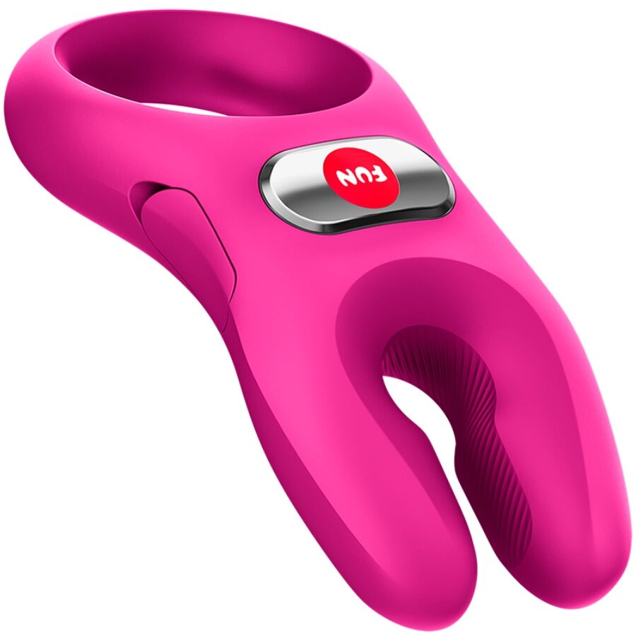 FUN FACTORY - NOS PRO ANILLO VIBRADOR PENE MAGENTA - Imagen 5