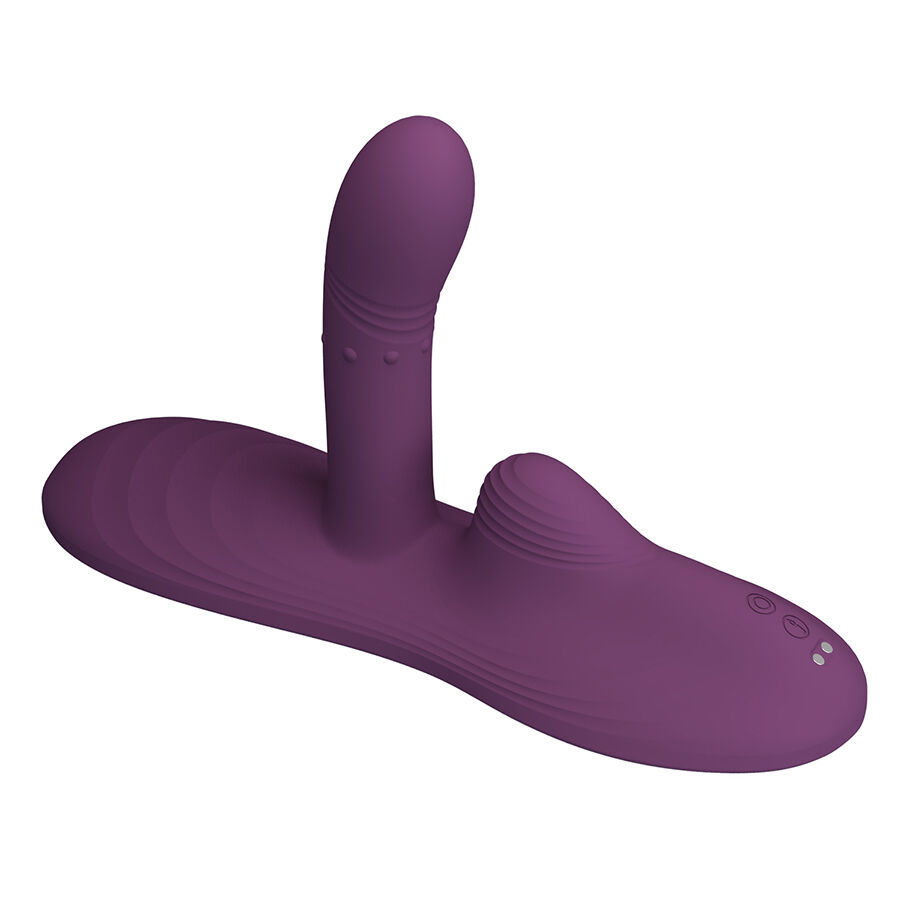 PRETTY LOVE - LUKA SIT-DOWN VIBRADOR CON EFECTO CALOR Y CONTROL REMOTO - Imagen 2