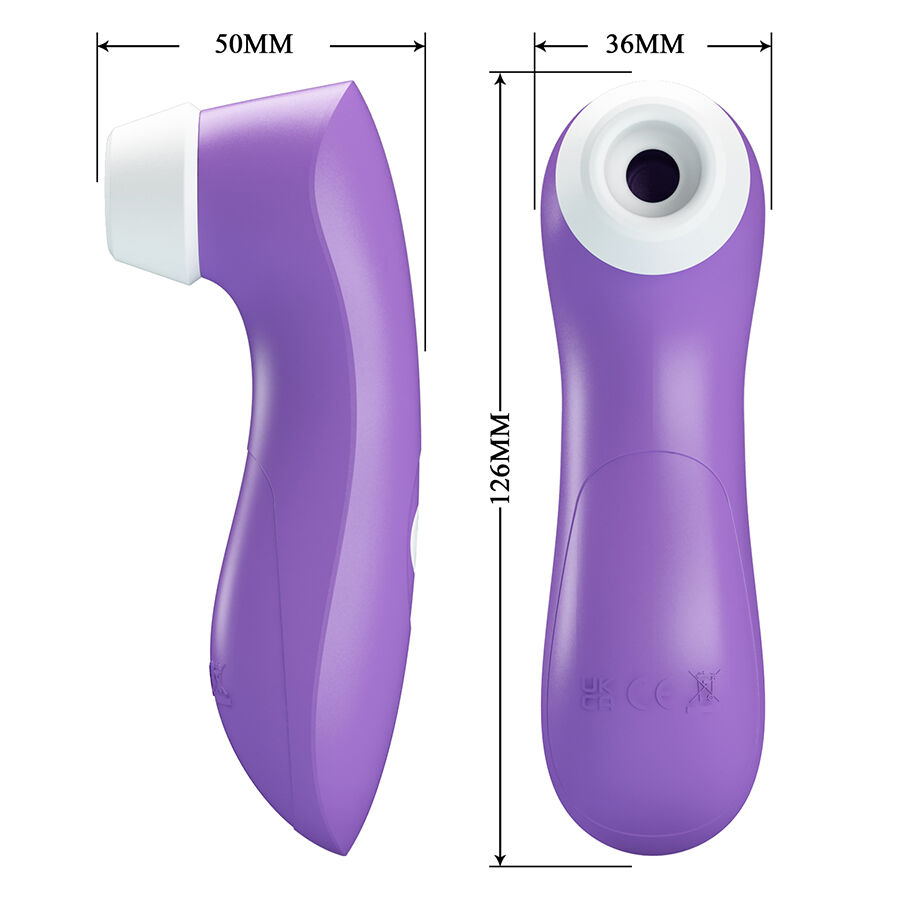 ROMANCE - SUCCIONADOR DE CLÍTORIS CON TECNOLOGÍA DE PULSACIÓN MORADO - Imagen 8