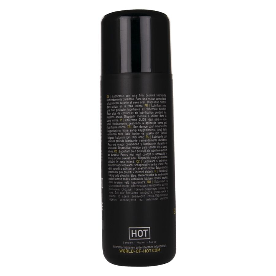 HOT - EXXTREME GLIDE LUBRICANTE BASE SILICONA + ACEITE CONFORT A+ 100 ML - Imagen 2