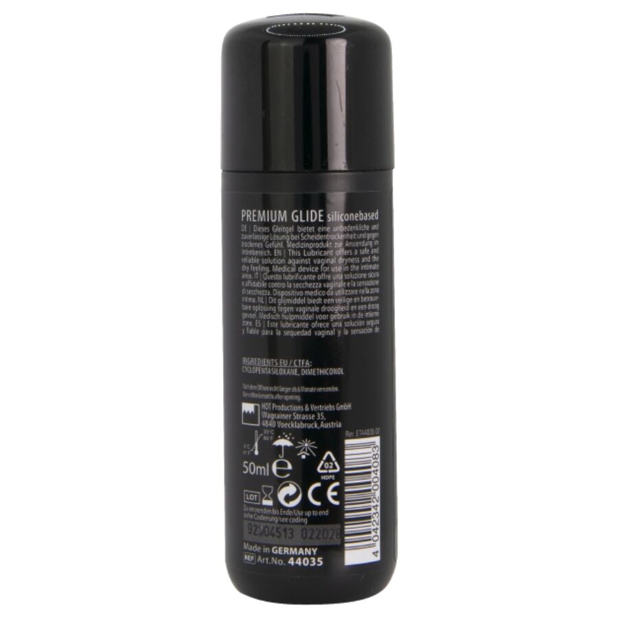 HOT - PREMIUM SILICONE GLIDE LUBRICANTE BASE SILICONA 50 ML - Imagen 3