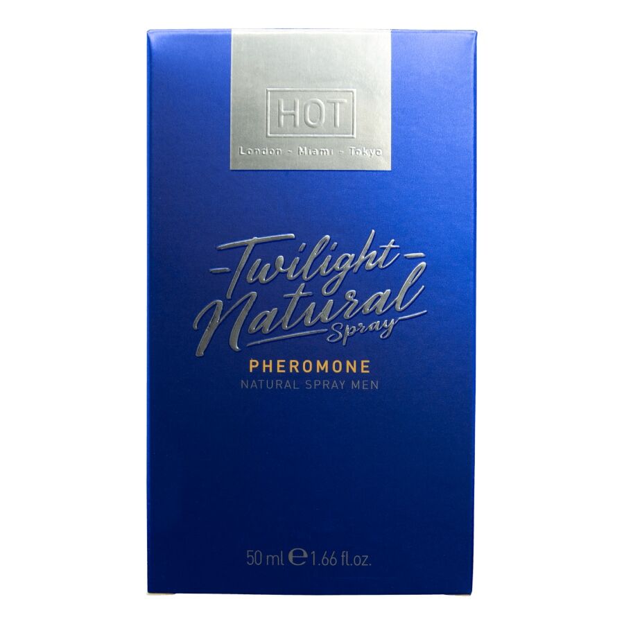 HOT - TWILIGHT SPRAY NATURAL CON FEROMONAS HOMBRE 50 ML - Imagen 4