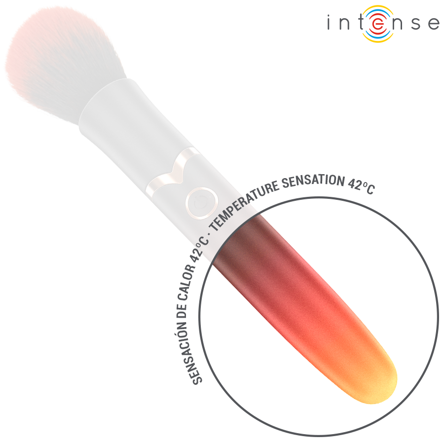 INTENSE - EMILIA VIBRADOR BROCHA CON EFECTO CALOR 16 CM - Imagen 4