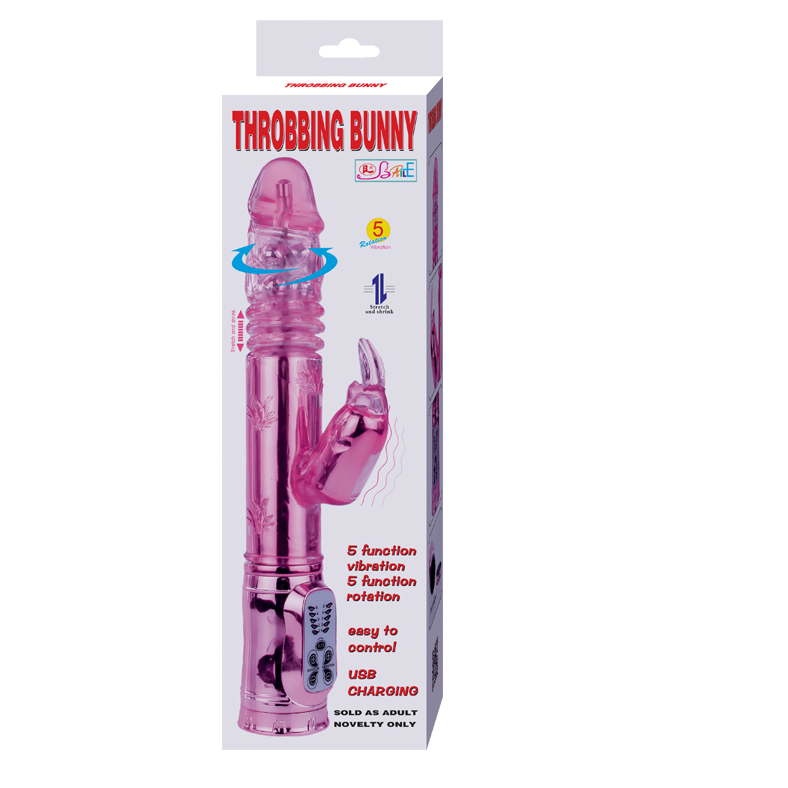BAILE - THROBBING BUNNY ROTADOR RAMPANTE ROSA - Imagen 2
