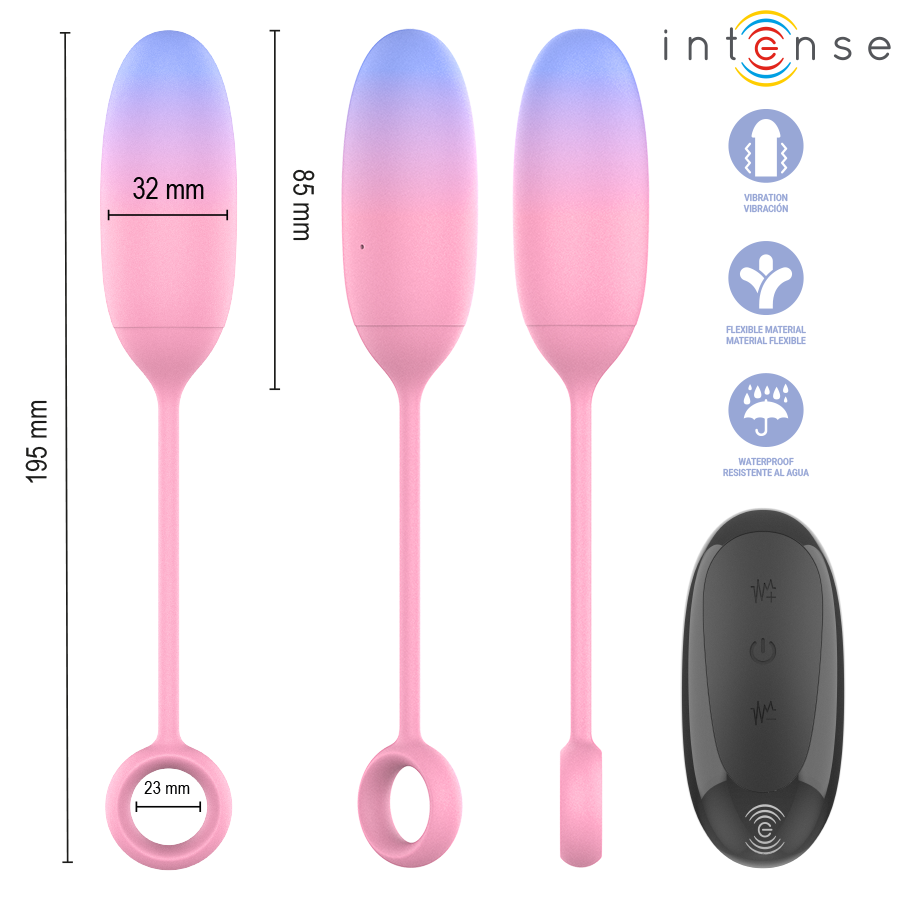 INTENSE - PAMELA VIBRADOR DE PUNTO G GRADIENTE - Imagen 4
