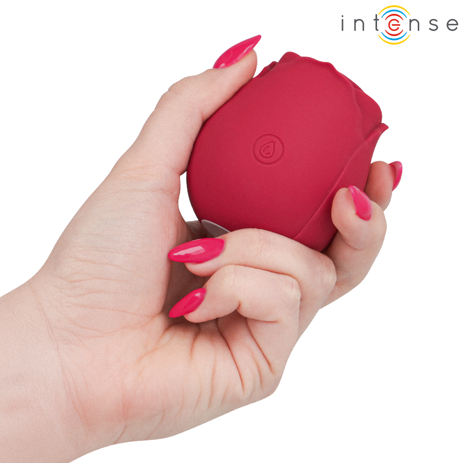INTENSE - CAMELLIA ROSA SUCCIONADORA DE CLÍTORIS POR ONDAS BURDEOS - Imagen 4