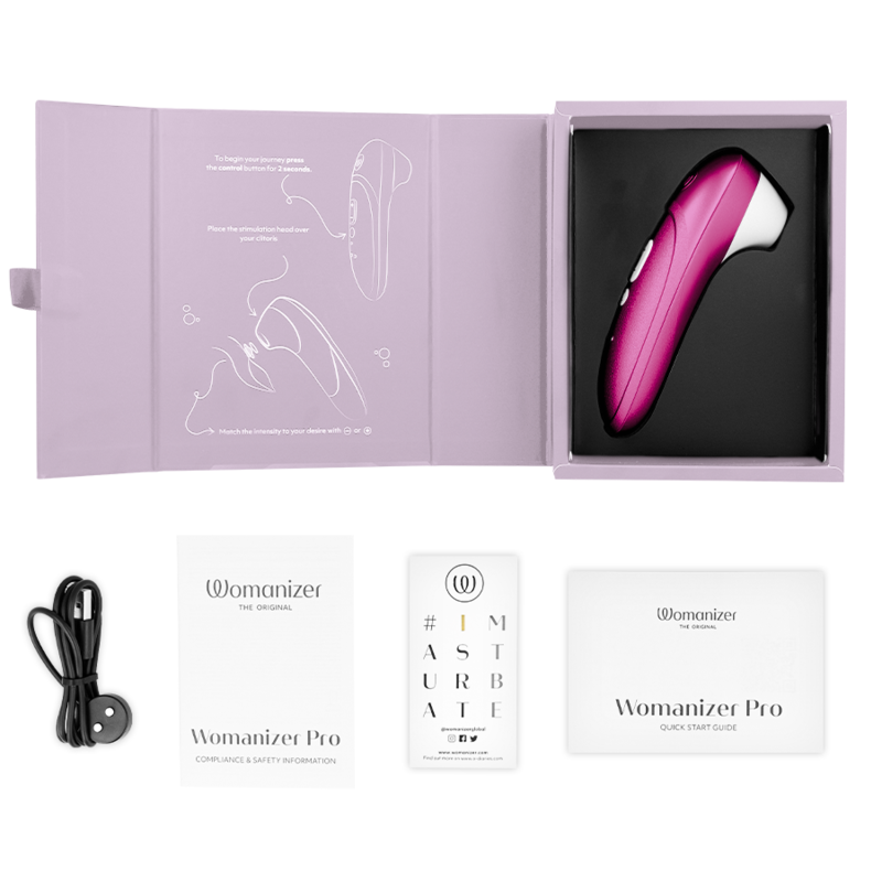 WOMANIZER - PRO VIBRANT ESTIMULADOR DE CLÍTORIS ROSA - Imagen 3