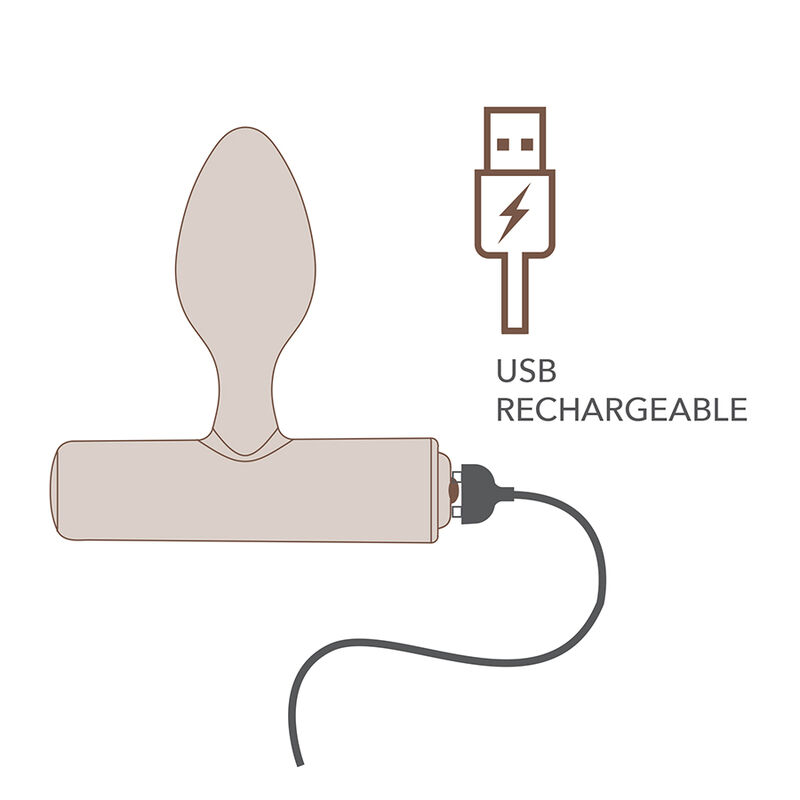 ROCKS-OFF - NOVA SOLARIS PLUG ANAL FINO RECARGABLE 16 FUNCIONES NEGRO - Imagen 8
