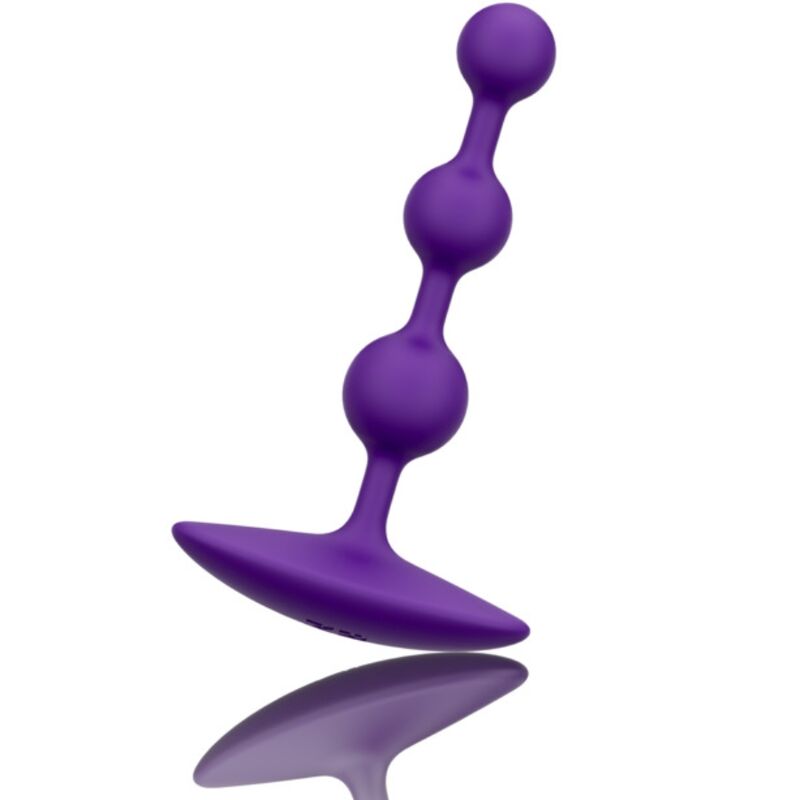 ROMP - AMP PURPLE BOLAS ANALES FLEXIBLES DE SILICONA 12,5 CM MORADO - Imagen 4