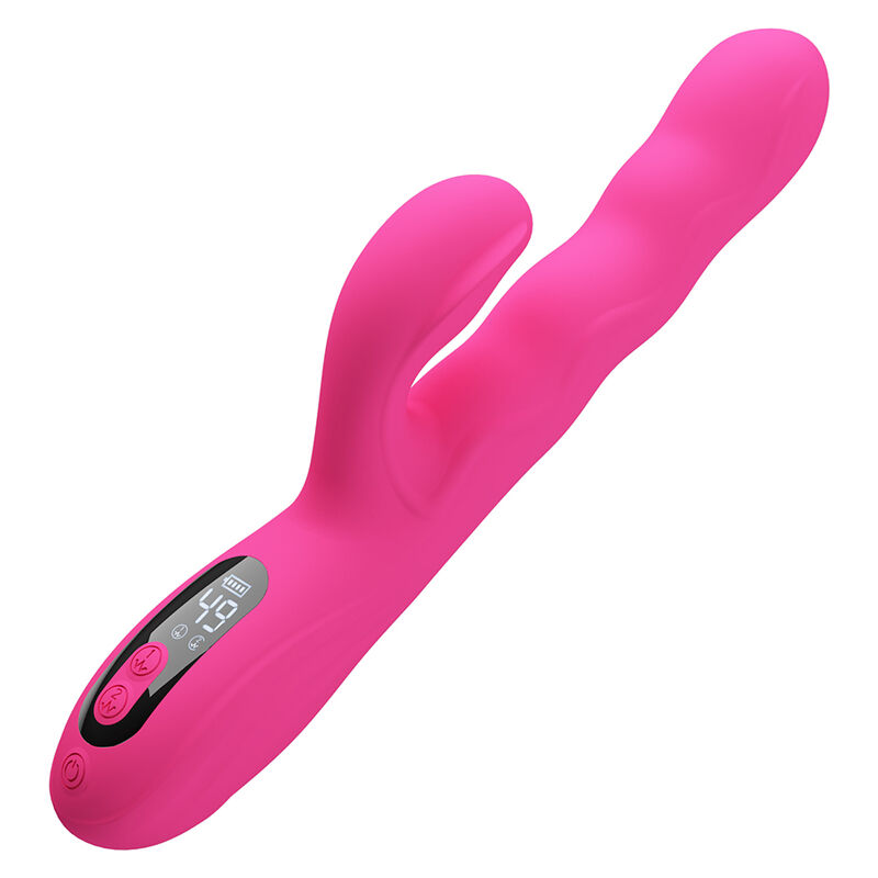 PRETTY LOVE - WINTERS VIBRADOR RABBIT MULTIFUNCIÓN CON PANTALLA LED ROSA - Imagen 6