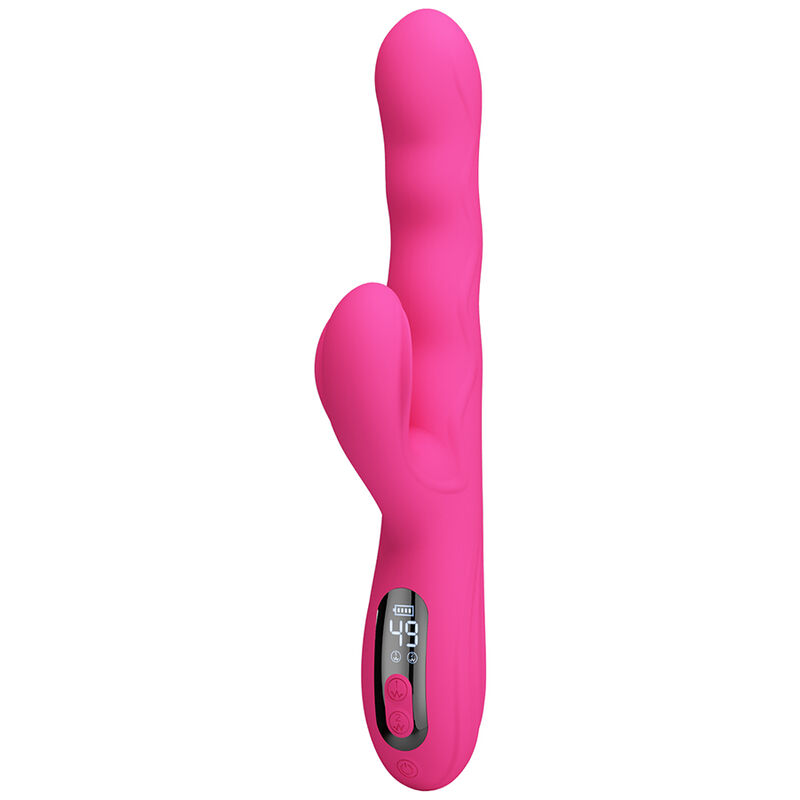 PRETTY LOVE - WINTERS VIBRADOR RABBIT MULTIFUNCIÓN CON PANTALLA LED ROSA - Imagen 8