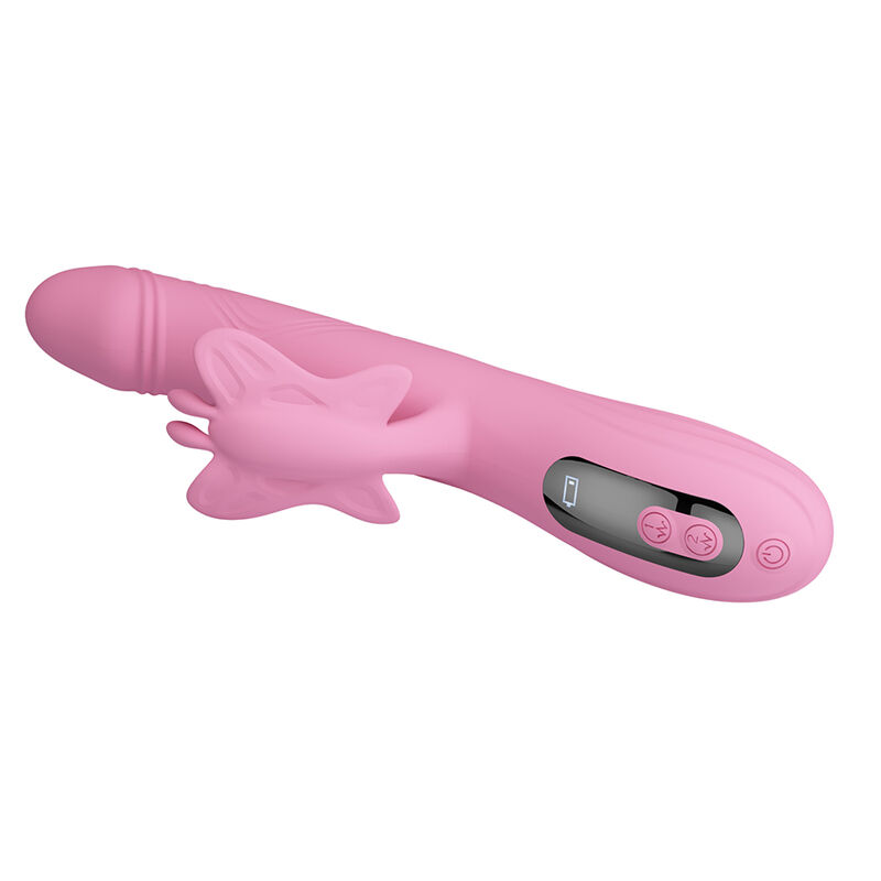 PRETTY LOVE - BELLA VIBRADOR RABBIT CON ESTIMULACIÓN MARIPOSA Y LED ROSA - Imagen 8