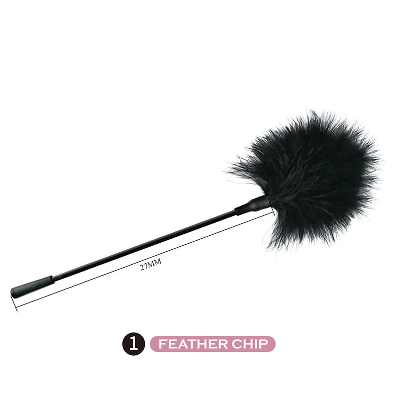 PRETTY LOVE - KIT BDSM 8 PIEZAS NEGRO - Imagen 5