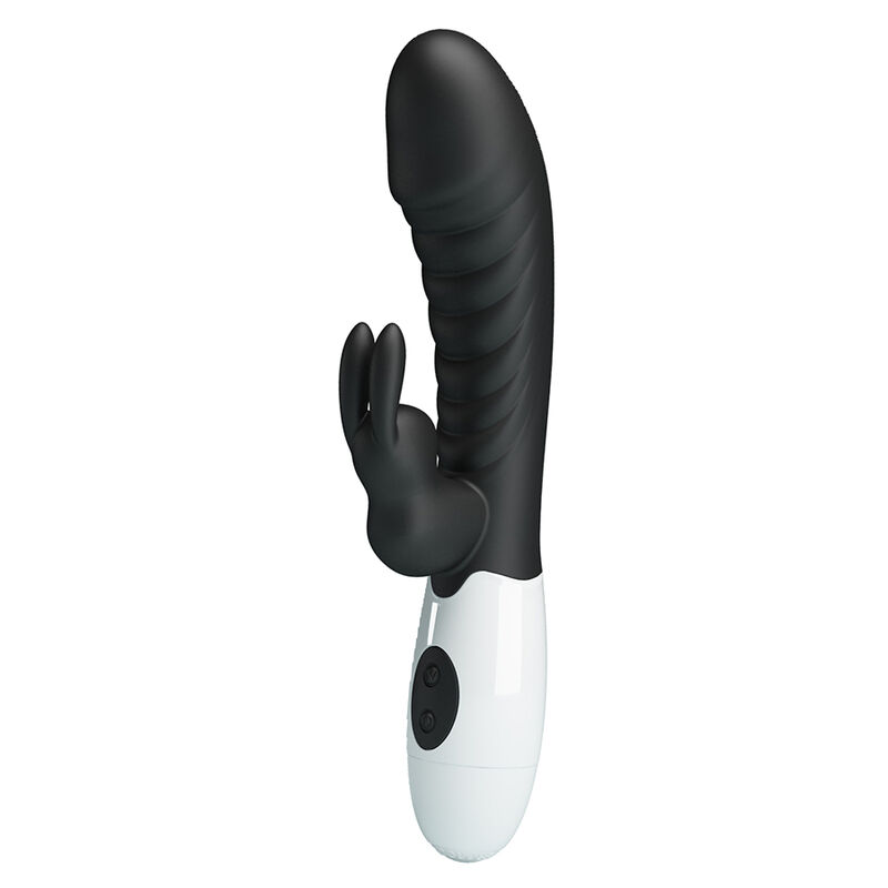 PRETTY LOVE - NAUGHTY BUNNY VIBRADOR RABBIT 30 FUNCIONES NEGRO - Imagen 2