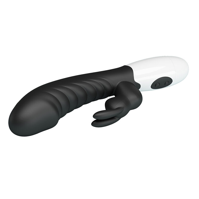 PRETTY LOVE - NAUGHTY BUNNY VIBRADOR RABBIT 30 FUNCIONES NEGRO - Imagen 5