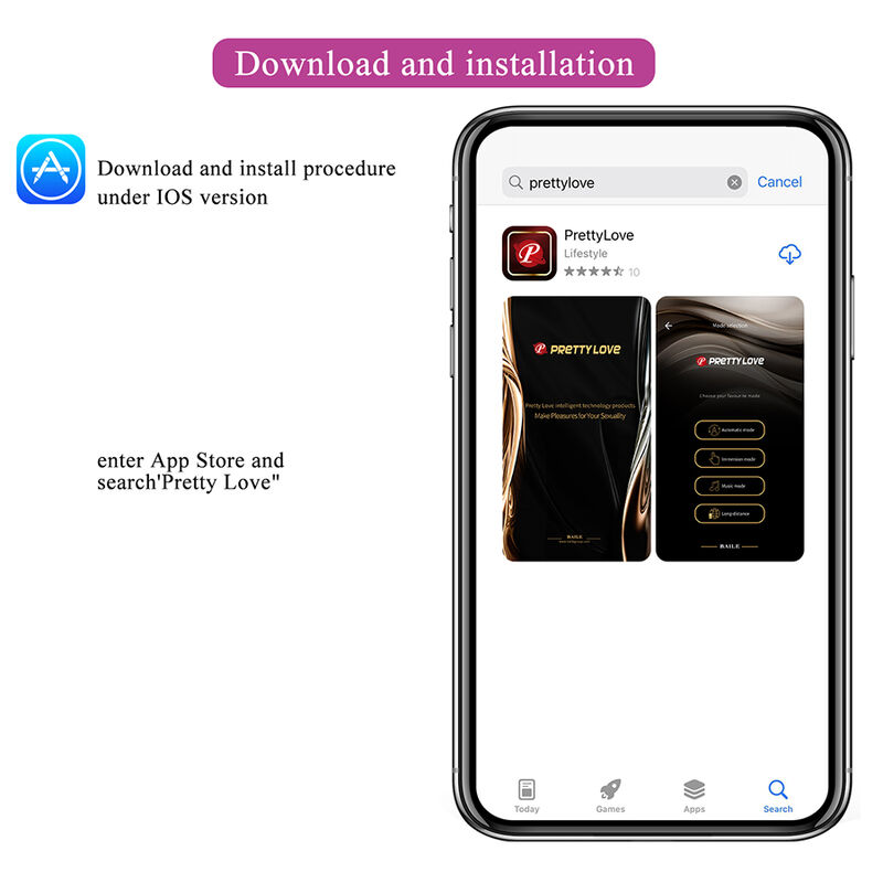 PRETTY LOVE - KLAY VIBRADOR HUEVO CON EMPUJE APP CONTROL MORADO - Imagen 12