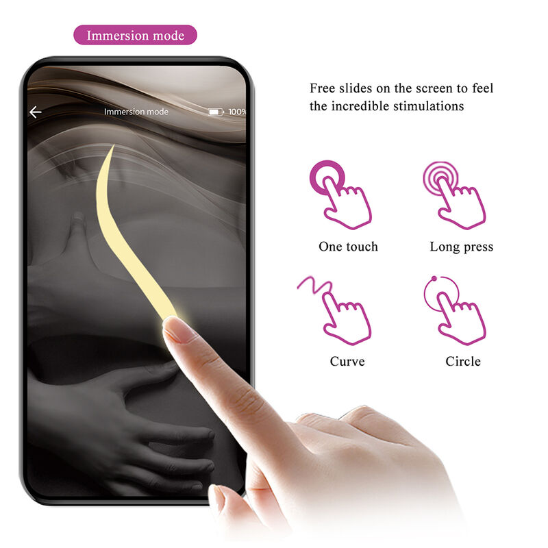PRETTY LOVE - KLAY VIBRADOR HUEVO CON EMPUJE APP CONTROL MORADO - Imagen 14