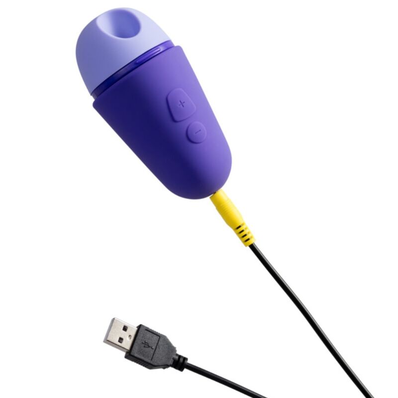 ROMP - FREE X ESTIMULADOR DE CLÍTORIS CON TAPA 10 NIVELES RECARGABLE MORADO - Imagen 4