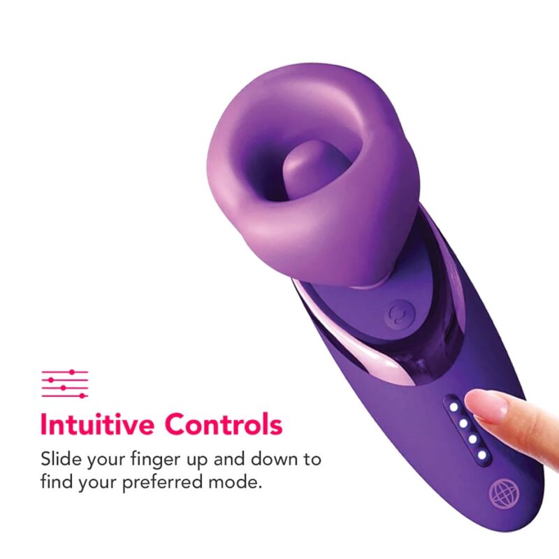 FANTASY FOR HER - SUCCIONADOR DE CLÍTORIS CON VIBRACIÓN PLEASURE SUCKER MORADO - Imagen 5