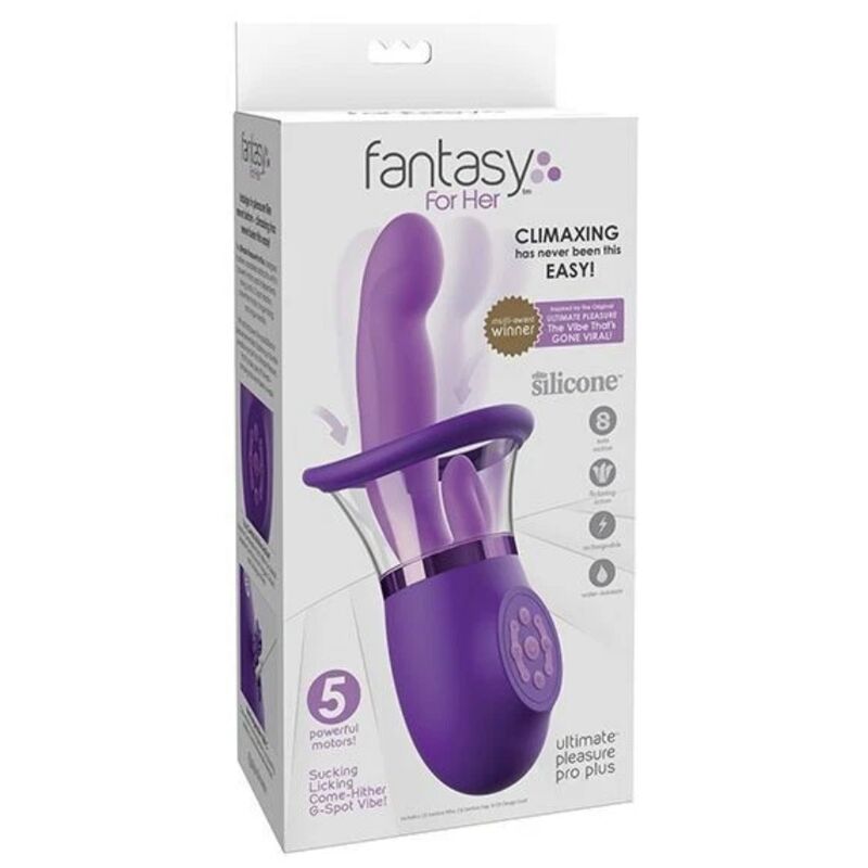 FANTASY FOR HER - VIBRADOR RABBIT ULTIMATE PLEASURE PRO PLUS MORADO - Imagen 4