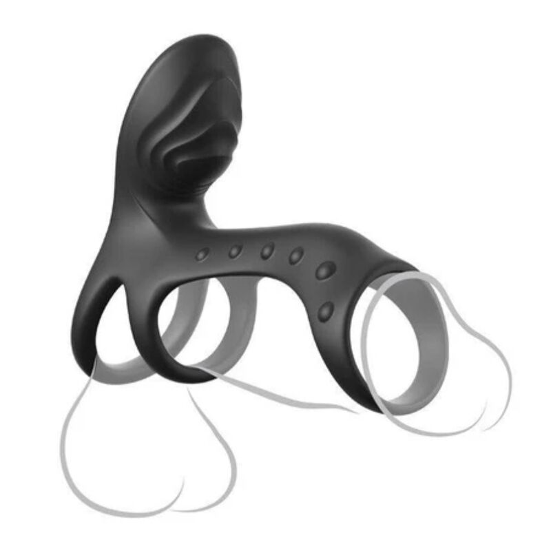 FANTASY C-RINGZ - ANILLO VIBRADOR PARA PAREJAS ULTIMATE COUPLES CAGE PRO 19.5 CM - Imagen 4