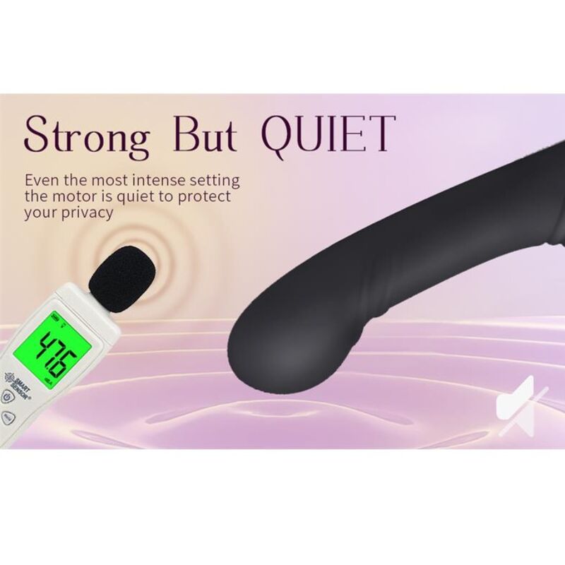 NALONE - ALLOW VIBRADOR DOBLE CON ROTACIÓN Y EMPUJE NEGRO - Imagen 2