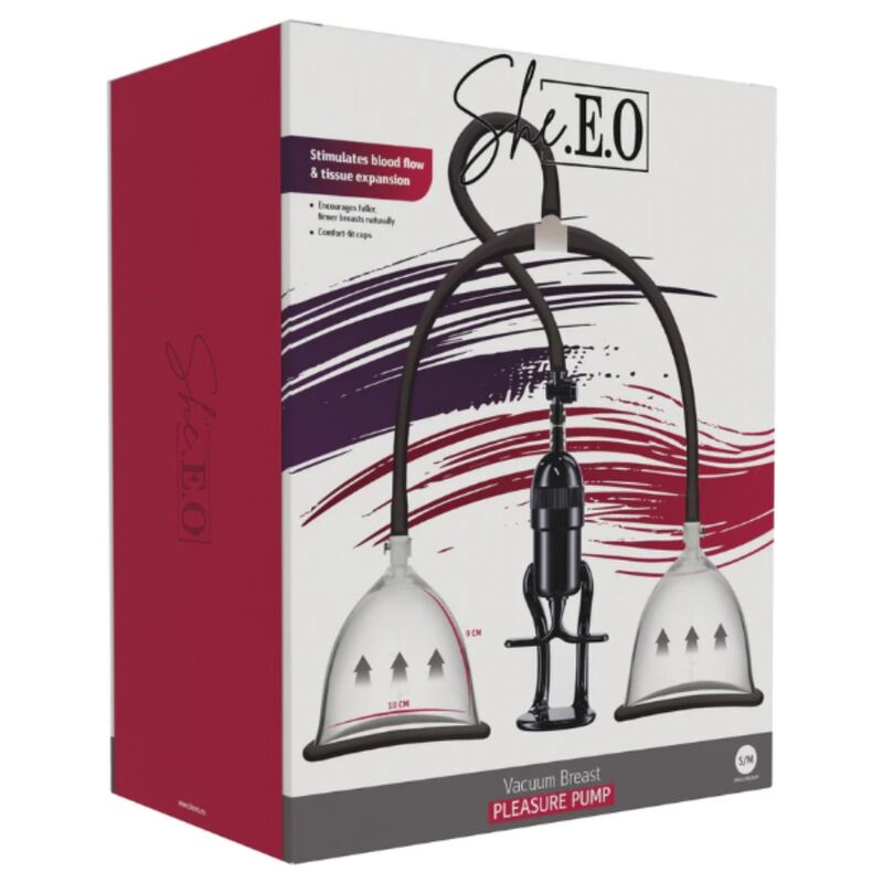 SHE.E.O - BOMBA DE VACÍO PARA PECHOS S/M - Imagen 2