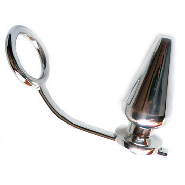 METAL HARD - ANILLO ACERO CON PLUG ANAL 45 X 50MM - Imagen 2