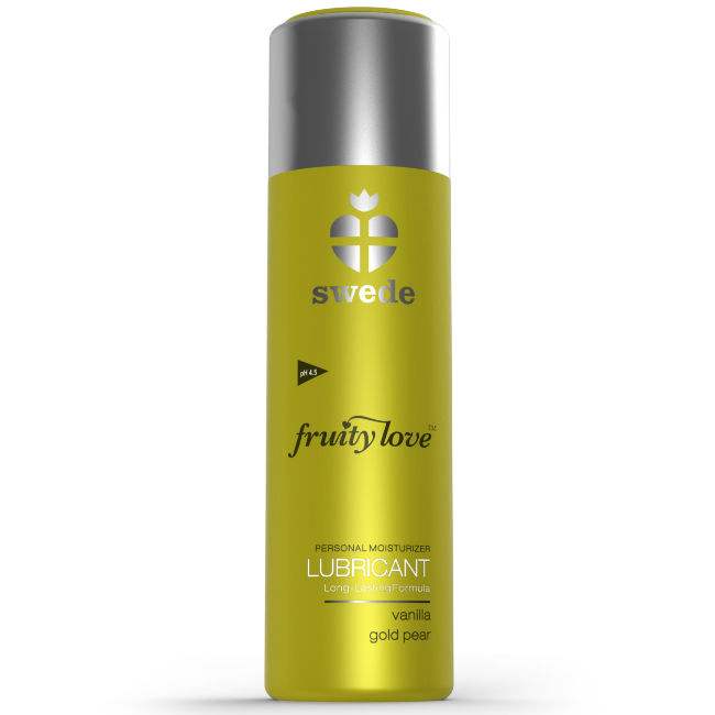 SWEDE - FRUITY LOVE LUBRICANTE PERA GOLDEN Y VAINILLA 50 ML - Imagen 2